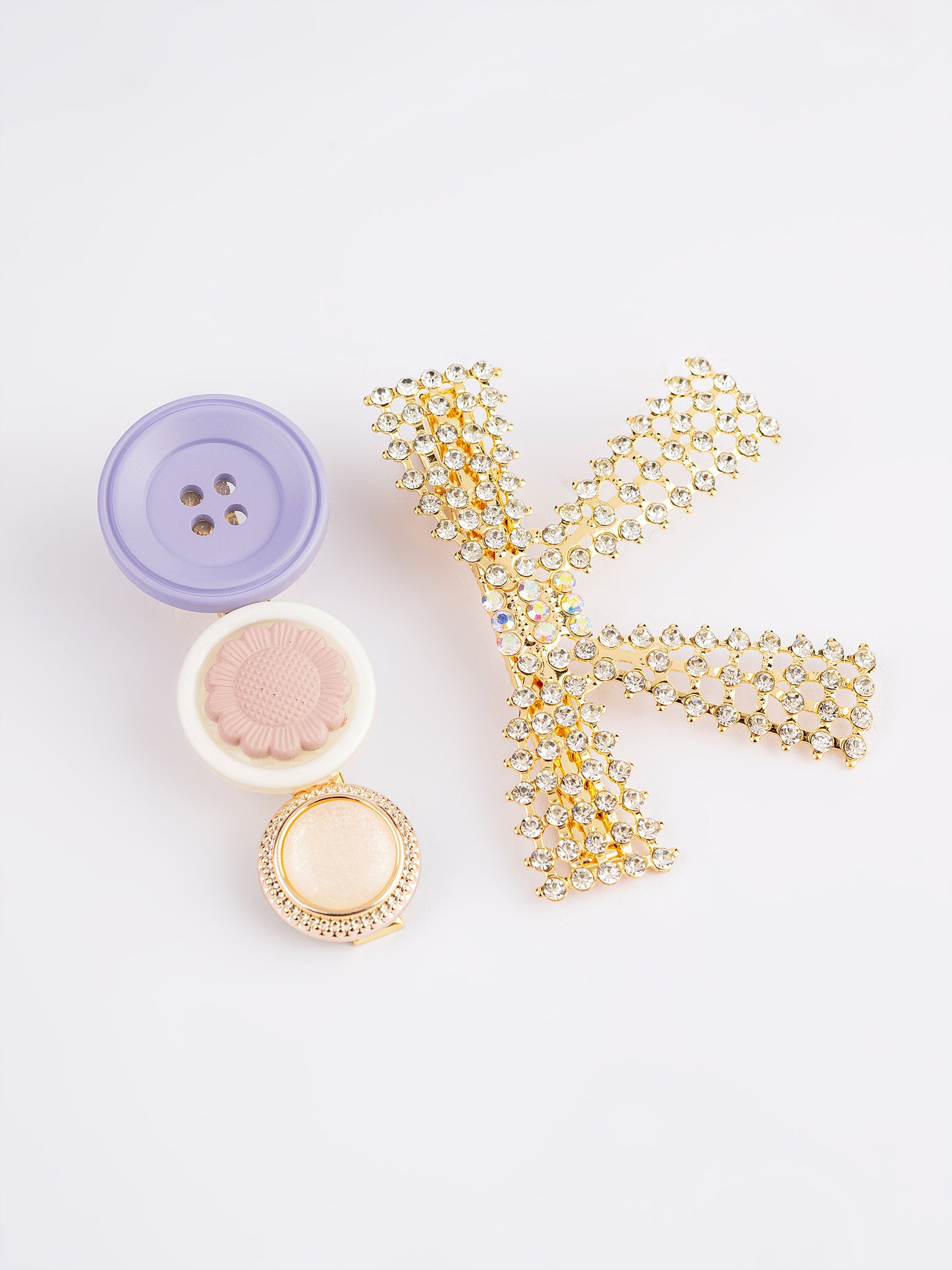 Embellished Hair Clip Set