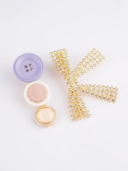 Embellished Hair Clip Set