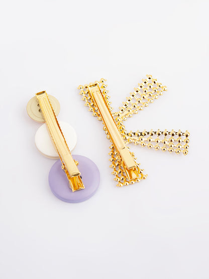 Embellished Hair Clip Set