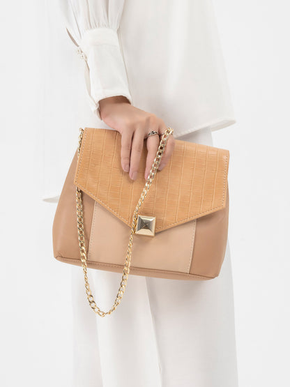 Snake Textured Handbag