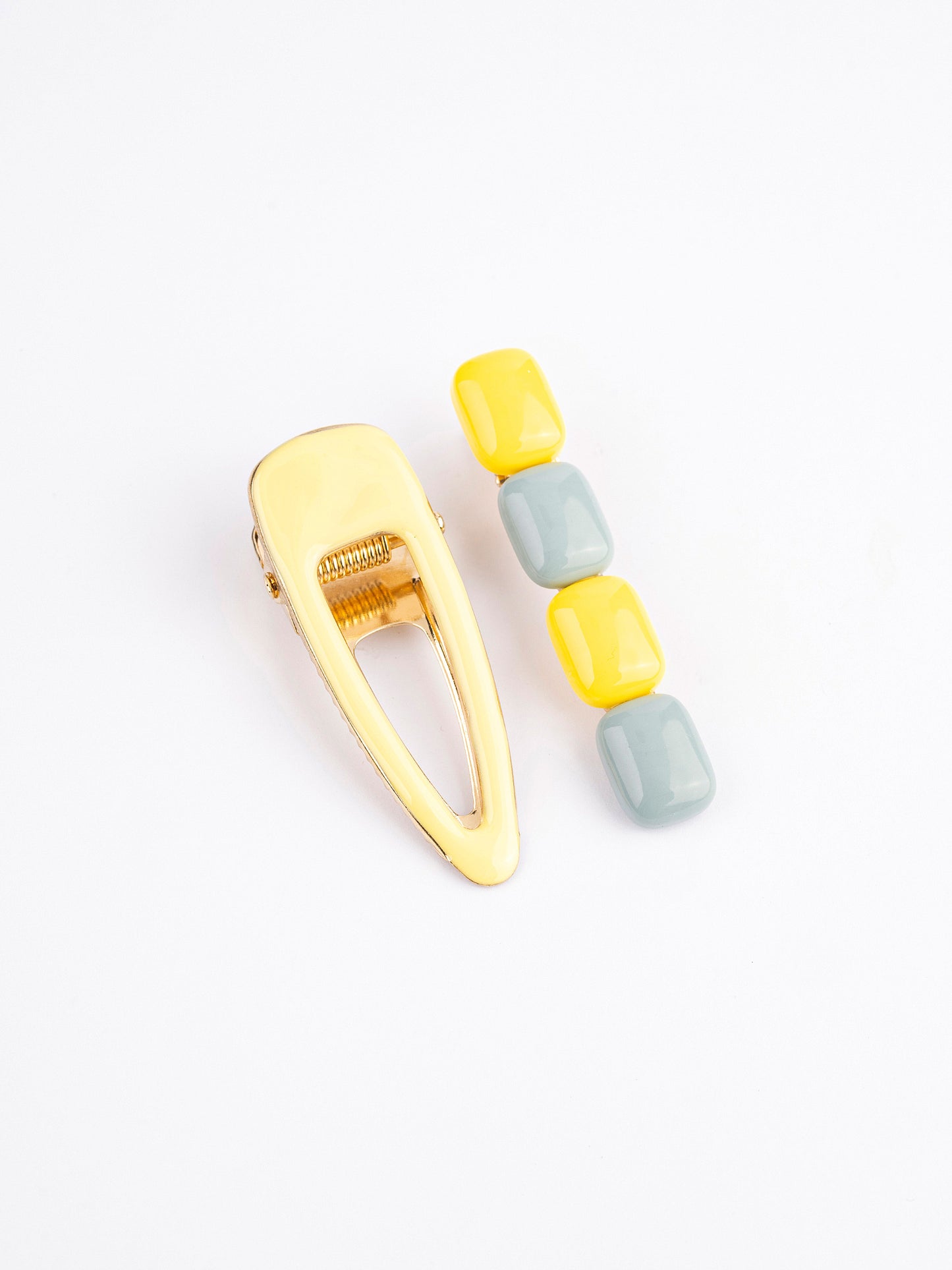 Geometric Hair Clip Set