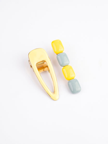 Geometric Hair Clip Set