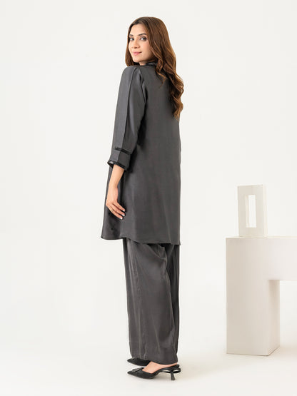 Embellished Satin Co-Ord Set