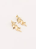 metallic-leaf-dangle-earrings