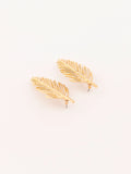 golden-leaf-stud-earrings