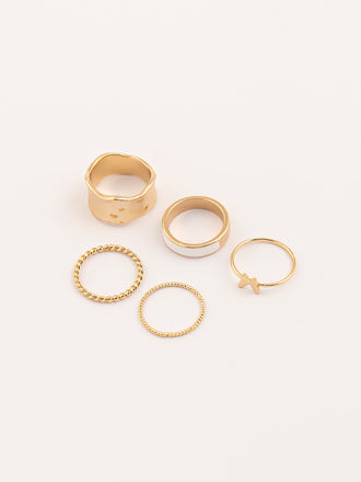 textured-ring-set