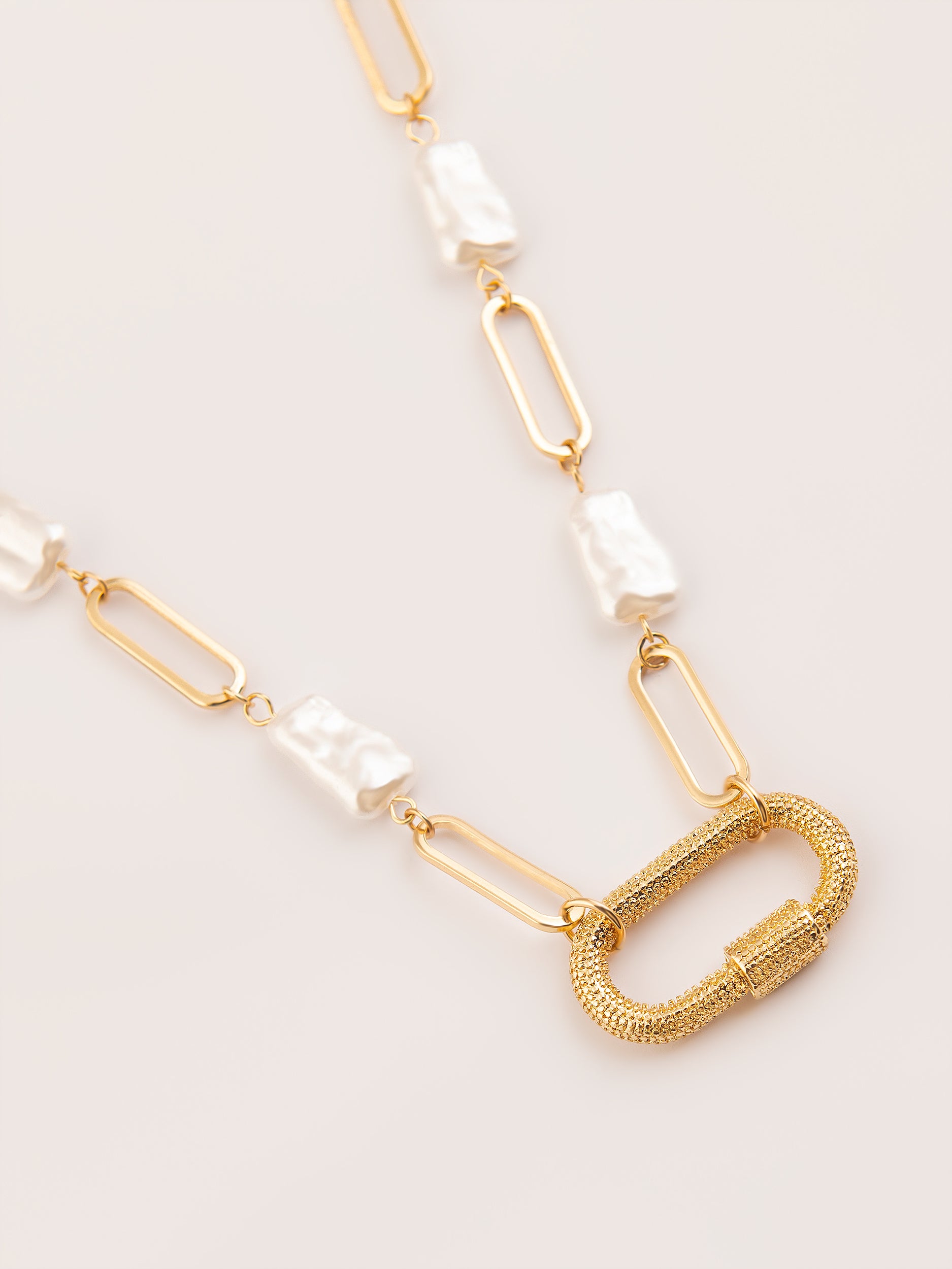 Embellished Loop Necklace Limelightpk