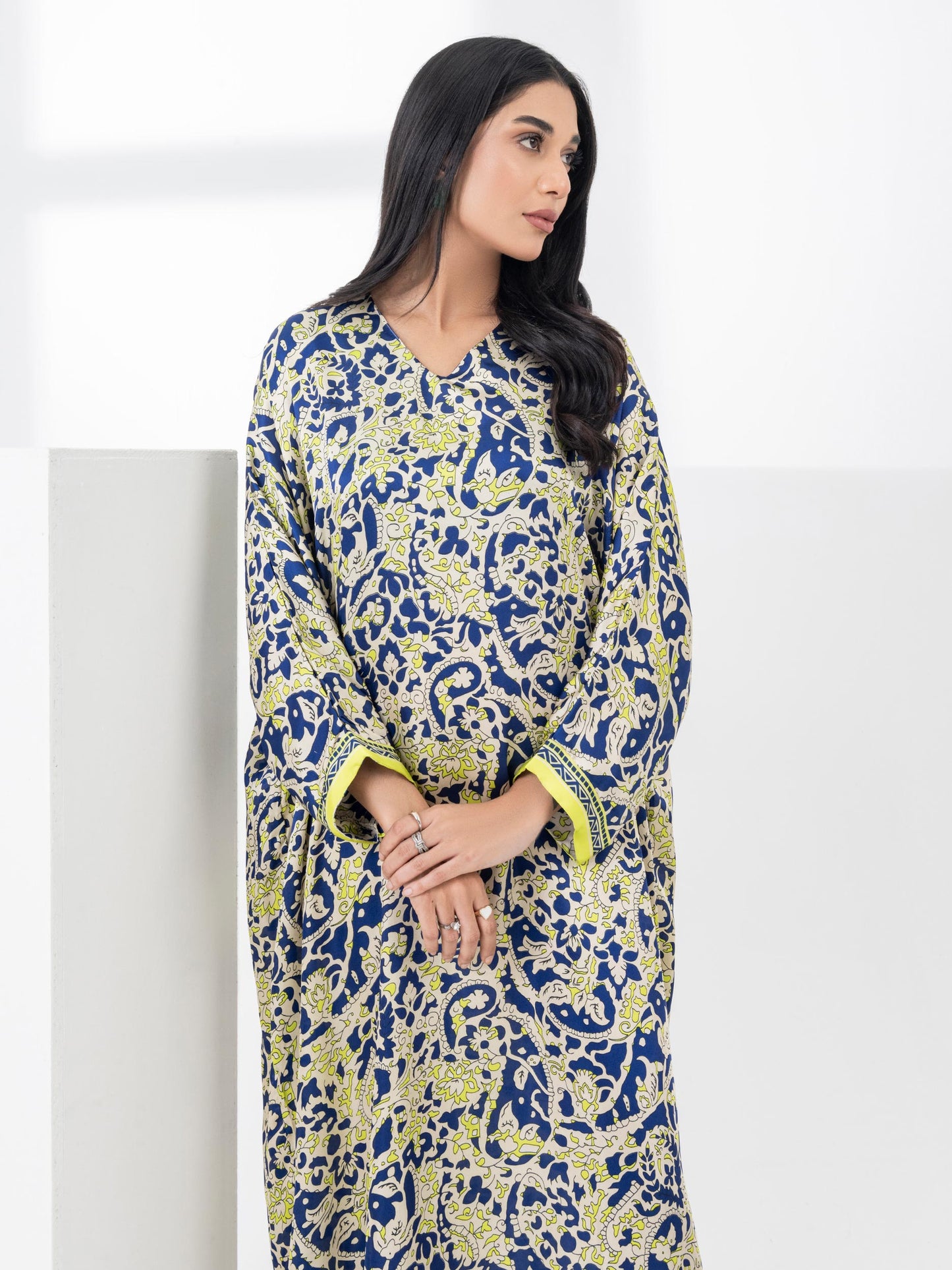 Printed Silk Dress