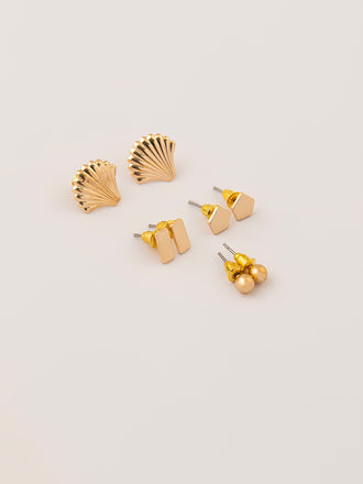 classic-metallic-gold-earring-set