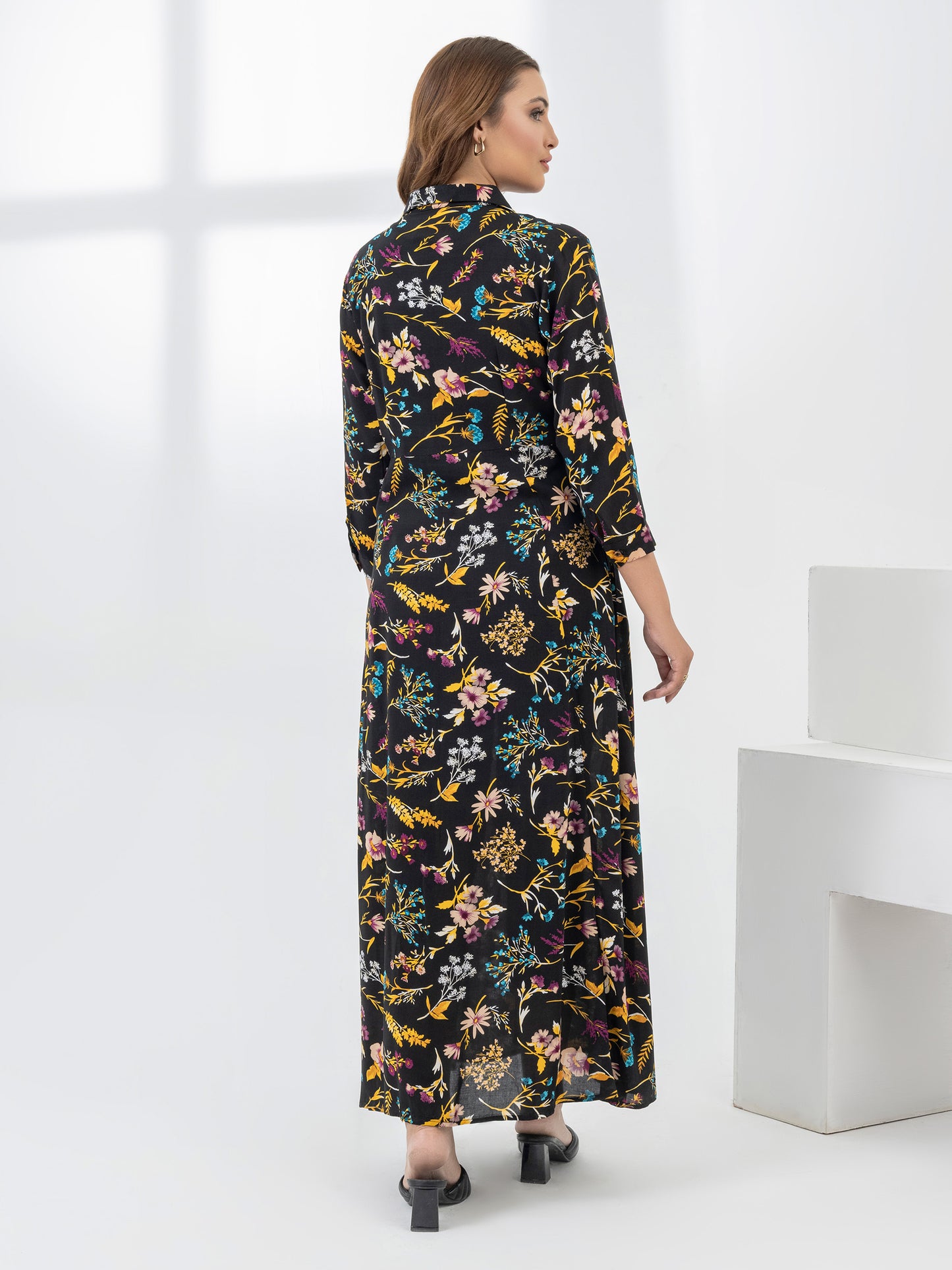 Printed Viscose Dress
