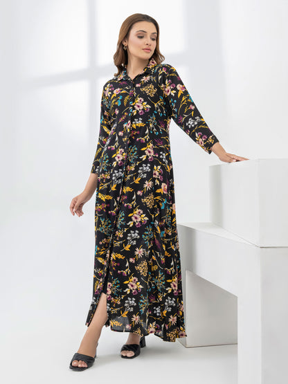 Printed Viscose Dress