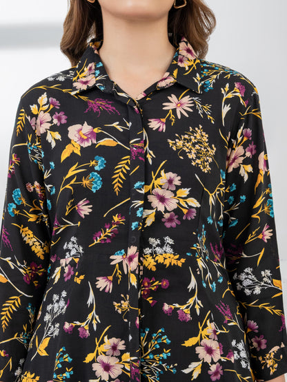 Printed Viscose Dress