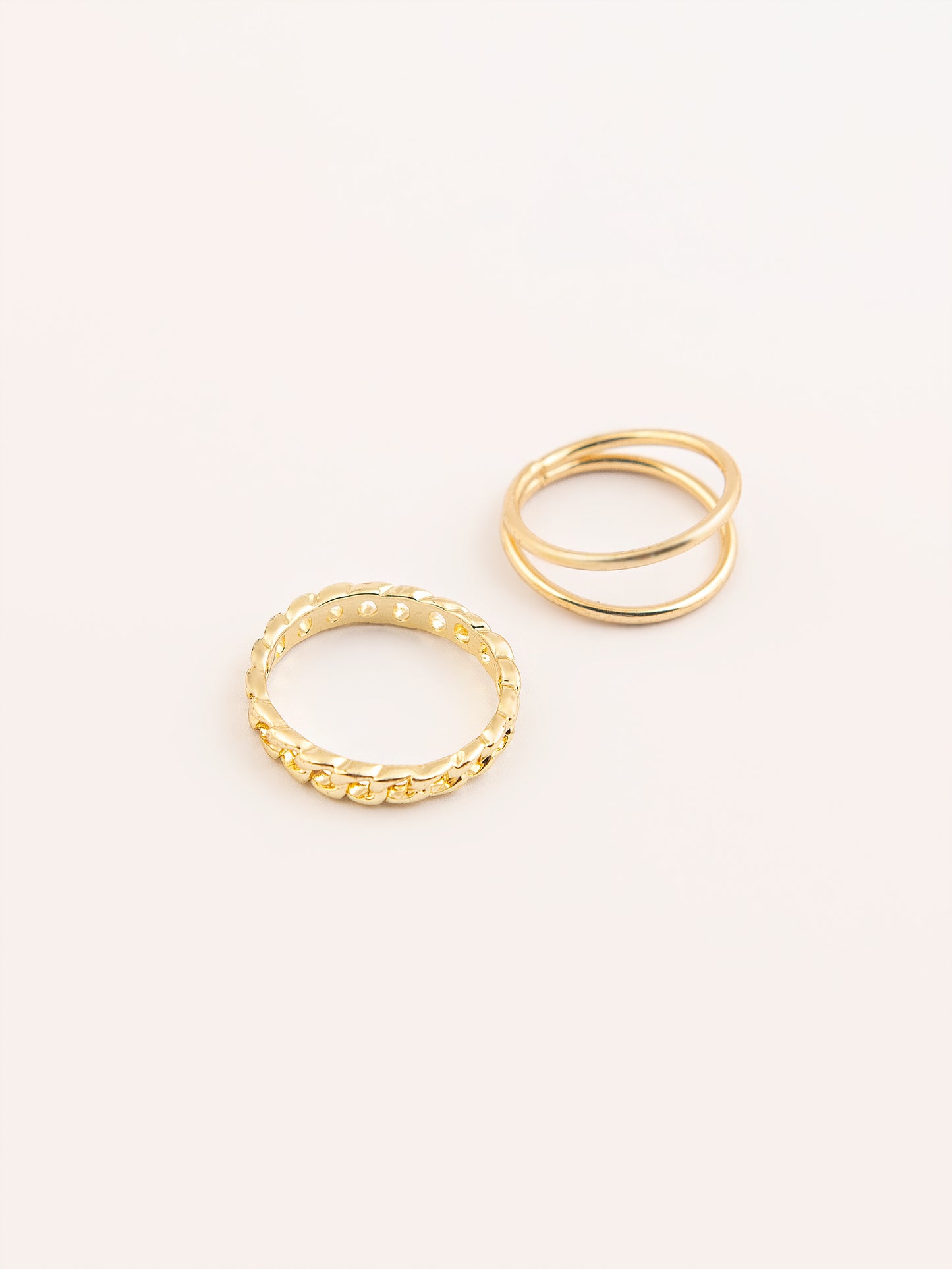 Vintage Gold Rings Set