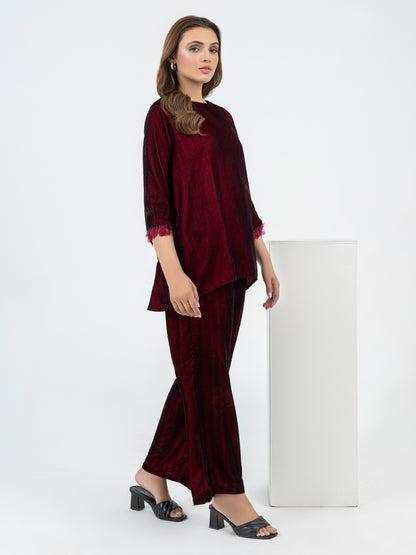 Dyed Velvet Co-Ord Set