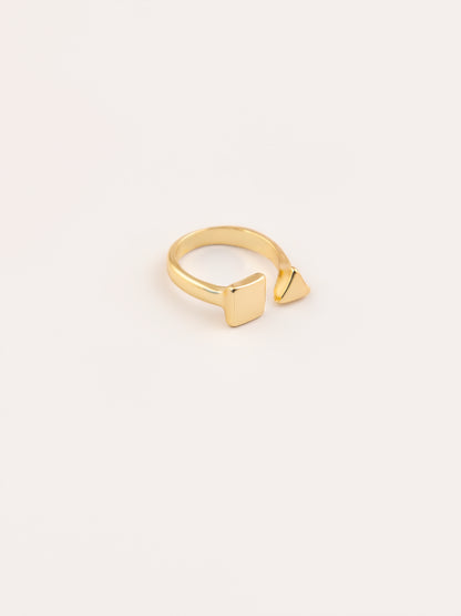 Metallic Bold Ring Set