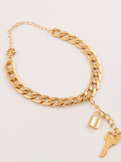 Metallic Charm Bracelet