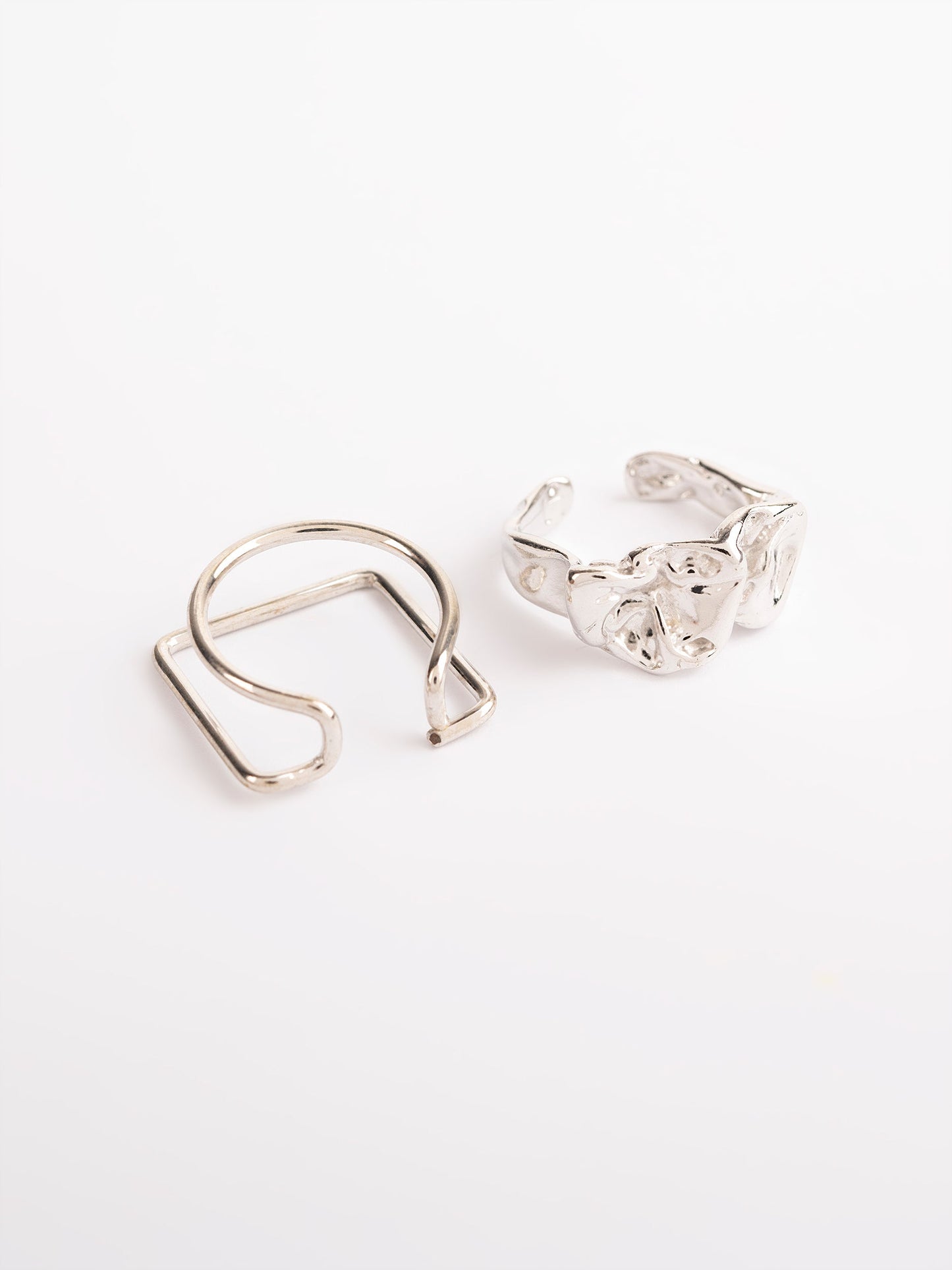 Textured Open Rings