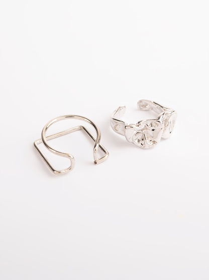 Textured Open Rings