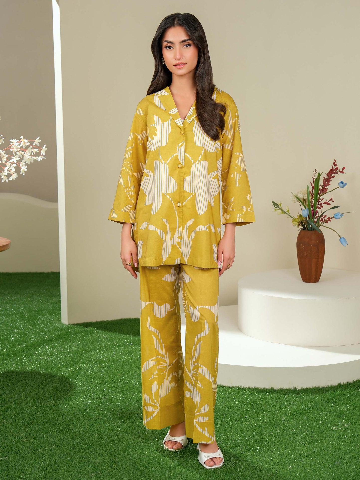 Lawn Shirt-Printed (Unstitched)