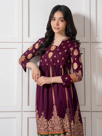 Lawn Frock-Paste Print