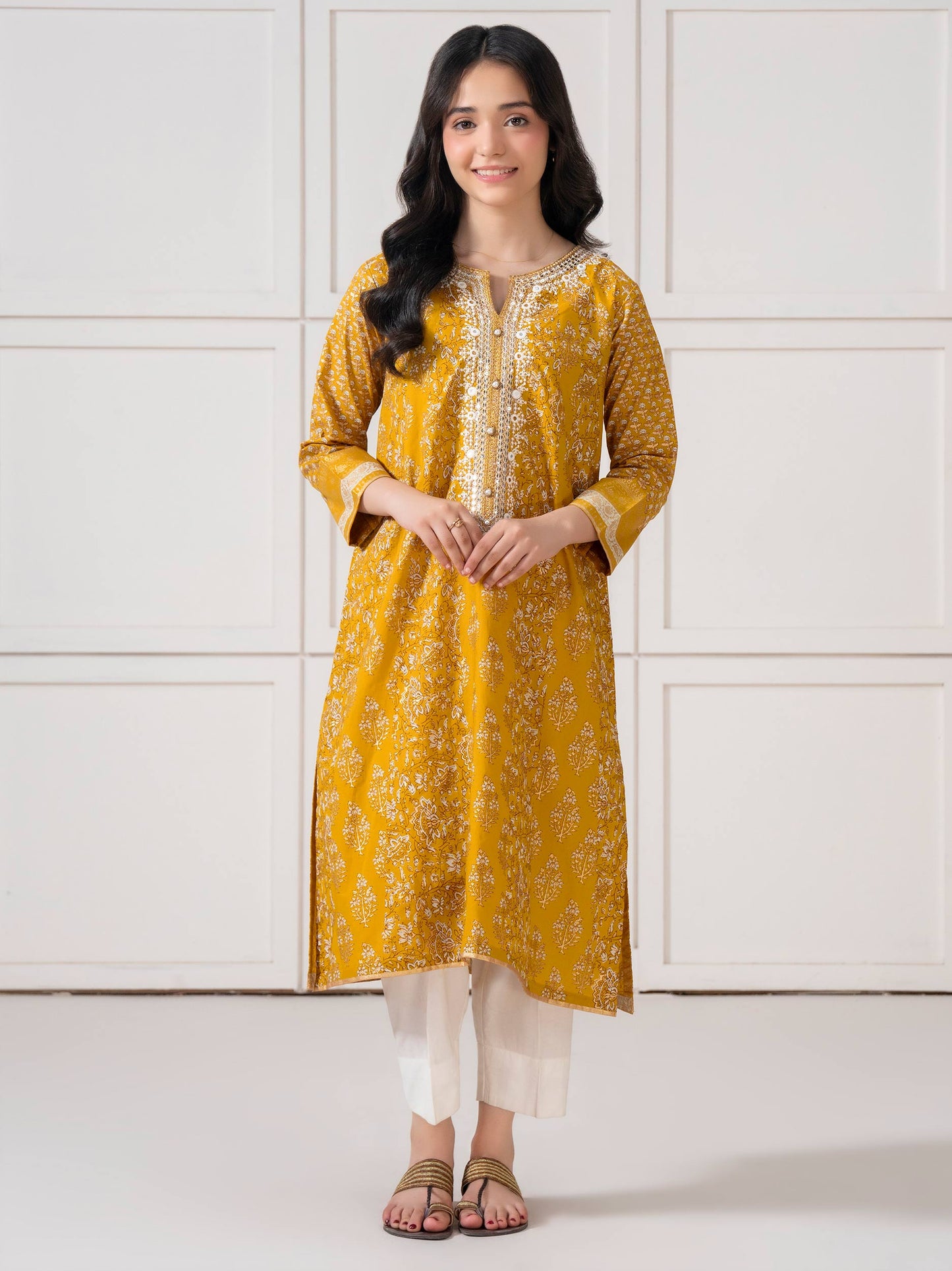 Lawn Shirt-Paste Print