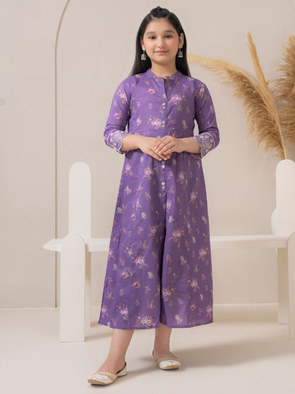 Lawn Frock-Embroidered