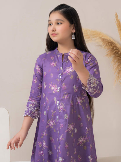 Lawn Frock-Embroidered