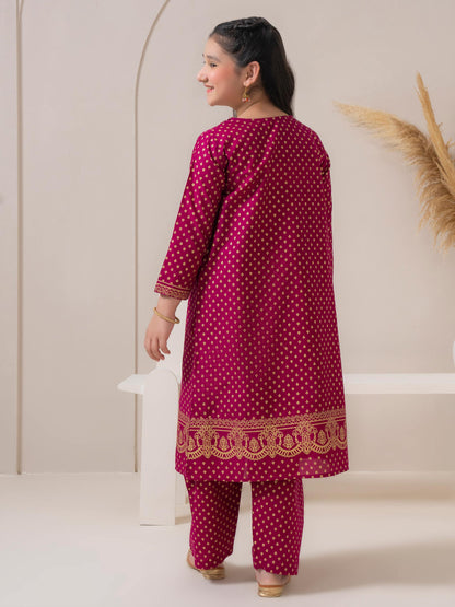 2 Piece Lawn Suit-Embroidered