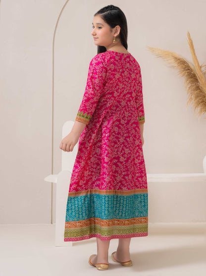 Lawn Frock-Embroidered