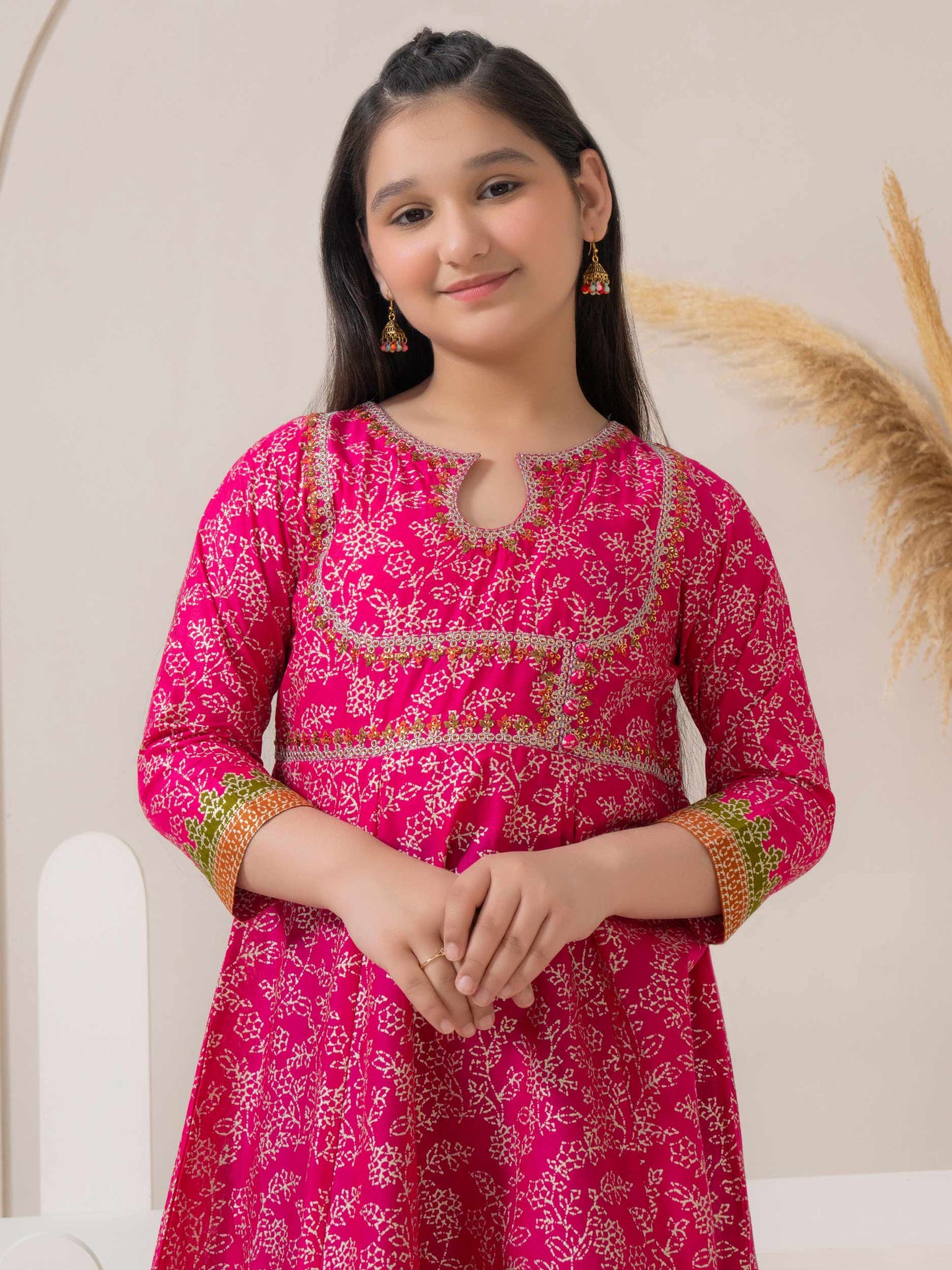 Lawn Frock-Embroidered