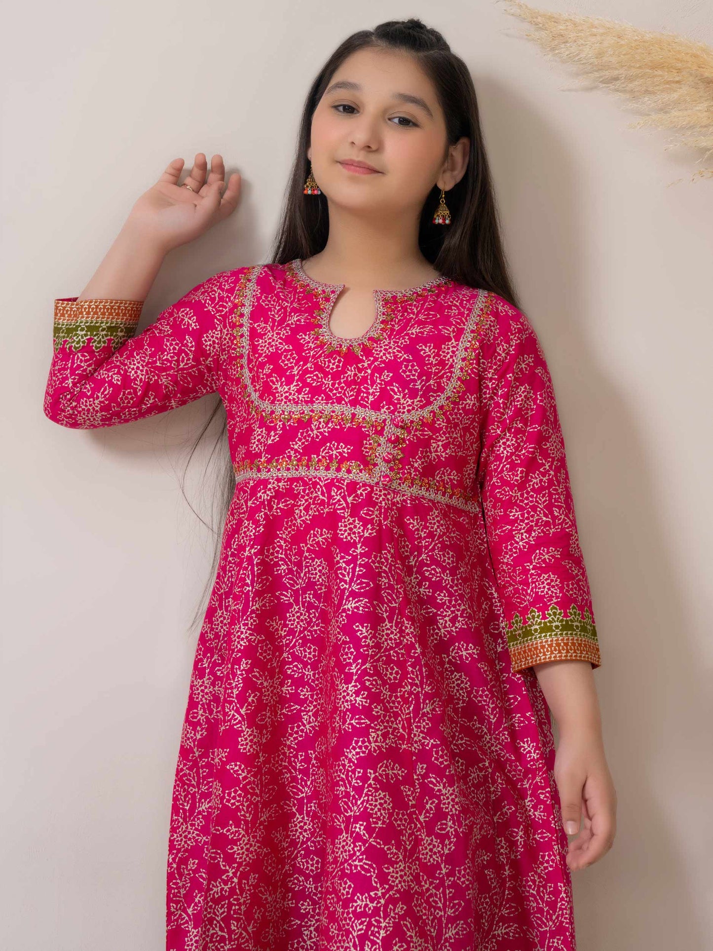 Lawn Frock-Embroidered