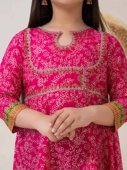 Lawn Frock-Embroidered