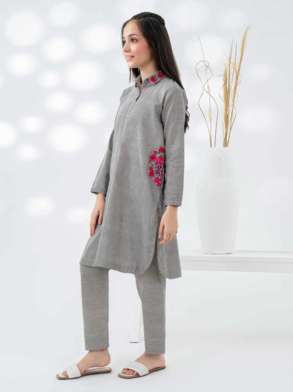 2 Piece Khaddar Suit-Paste Print