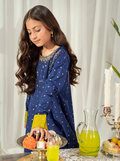 2 Piece Lawn Suit-Embellished