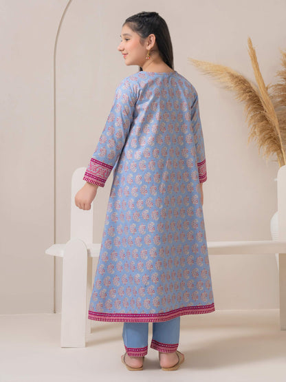 2 Piece Lawn Suit-Embroidered