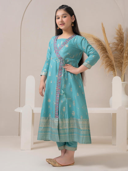 2 Piece Lawn Suit-Embroidered