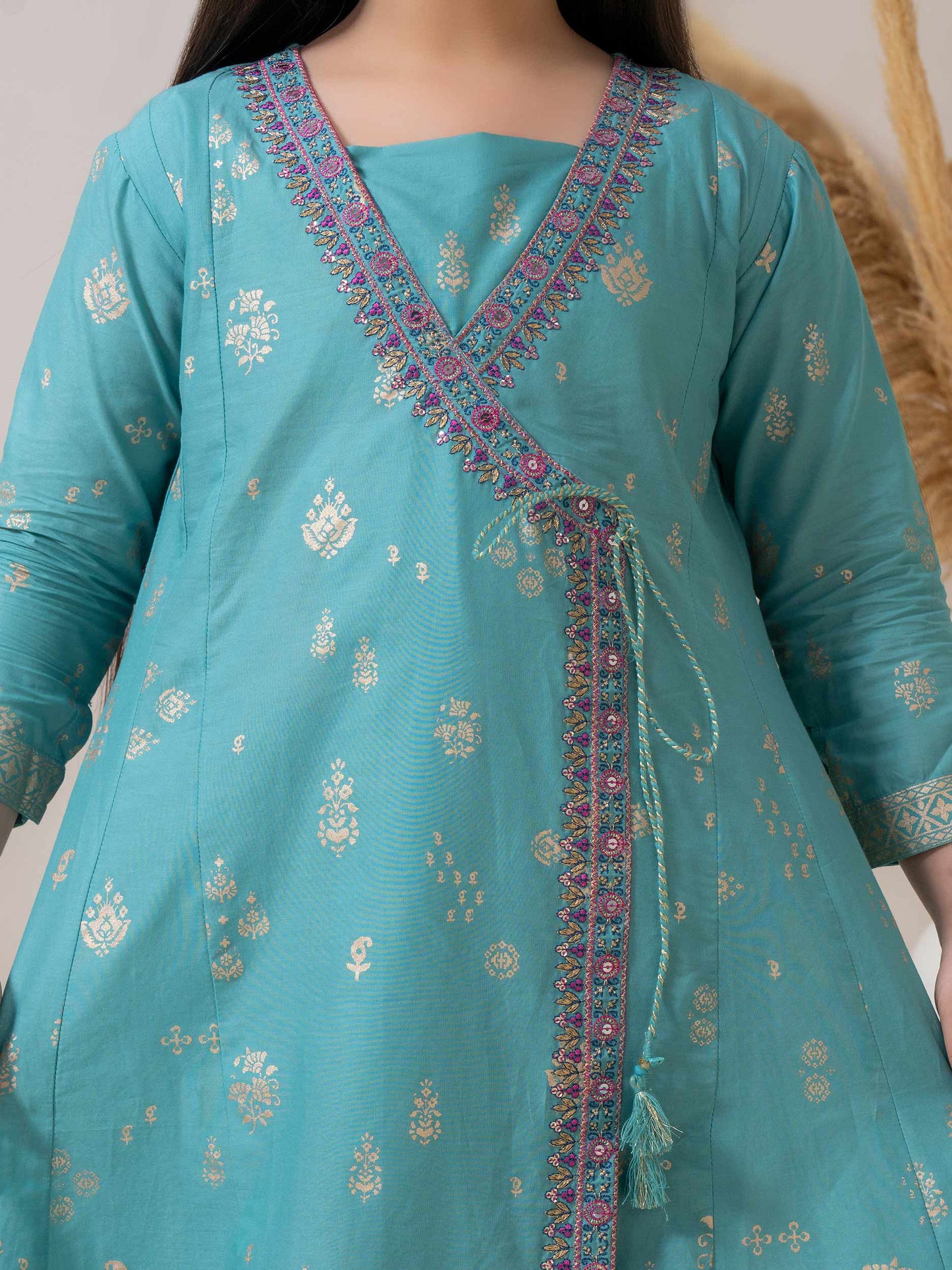 2 Piece Lawn Suit-Embroidered