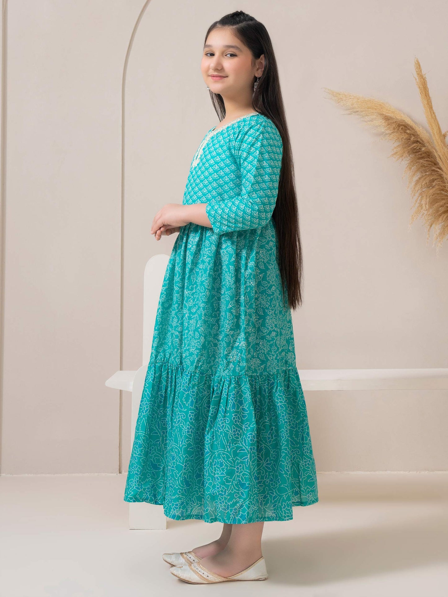 Lawn Frock-Embroidered