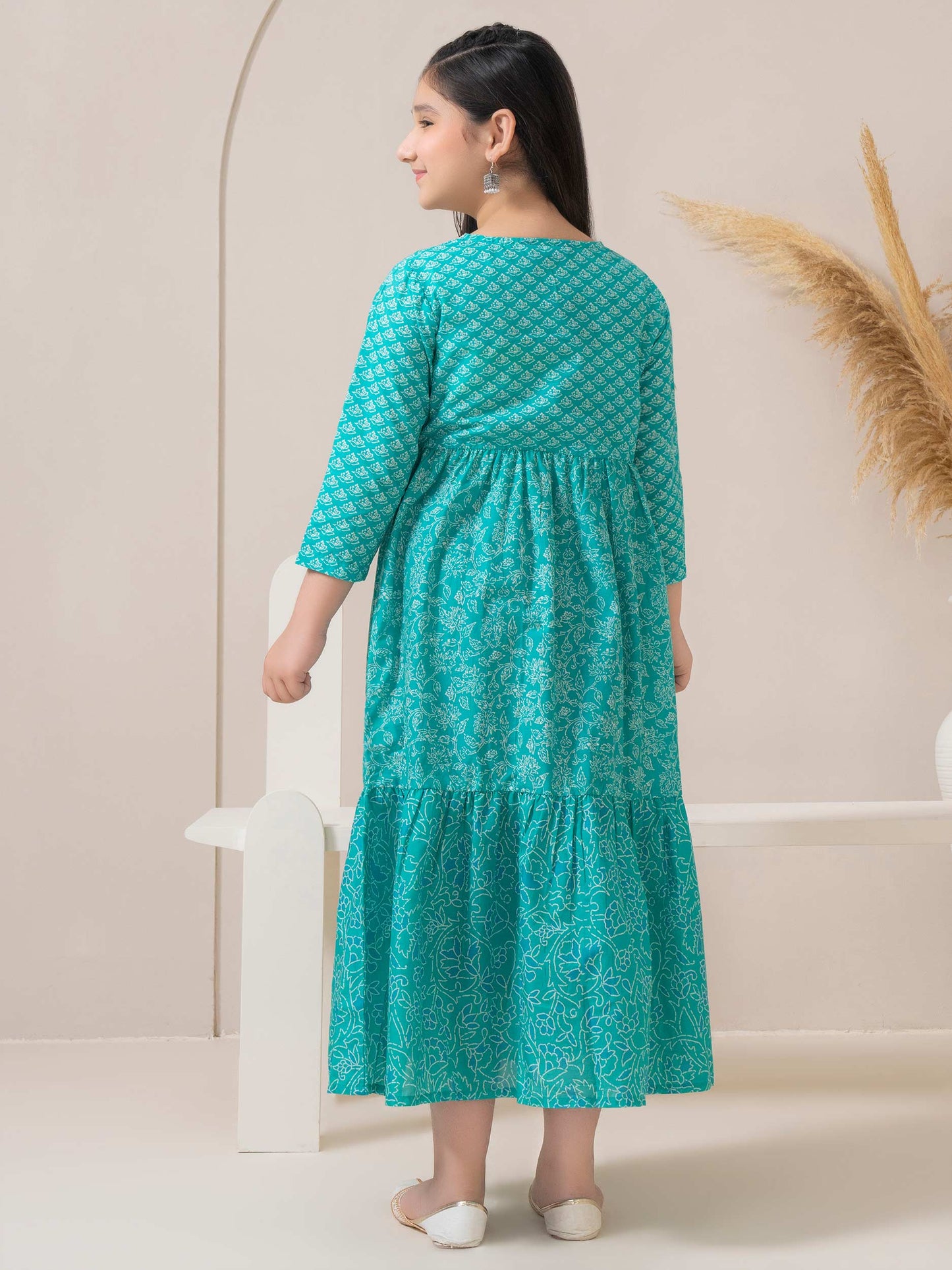 Lawn Frock-Embroidered