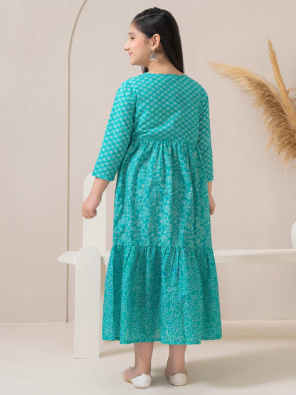 Lawn Frock-Embroidered