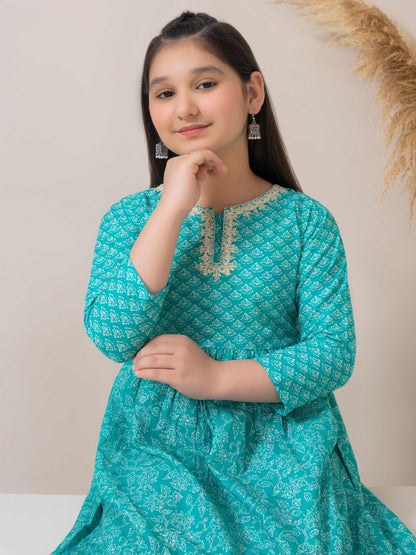 Lawn Frock-Embroidered