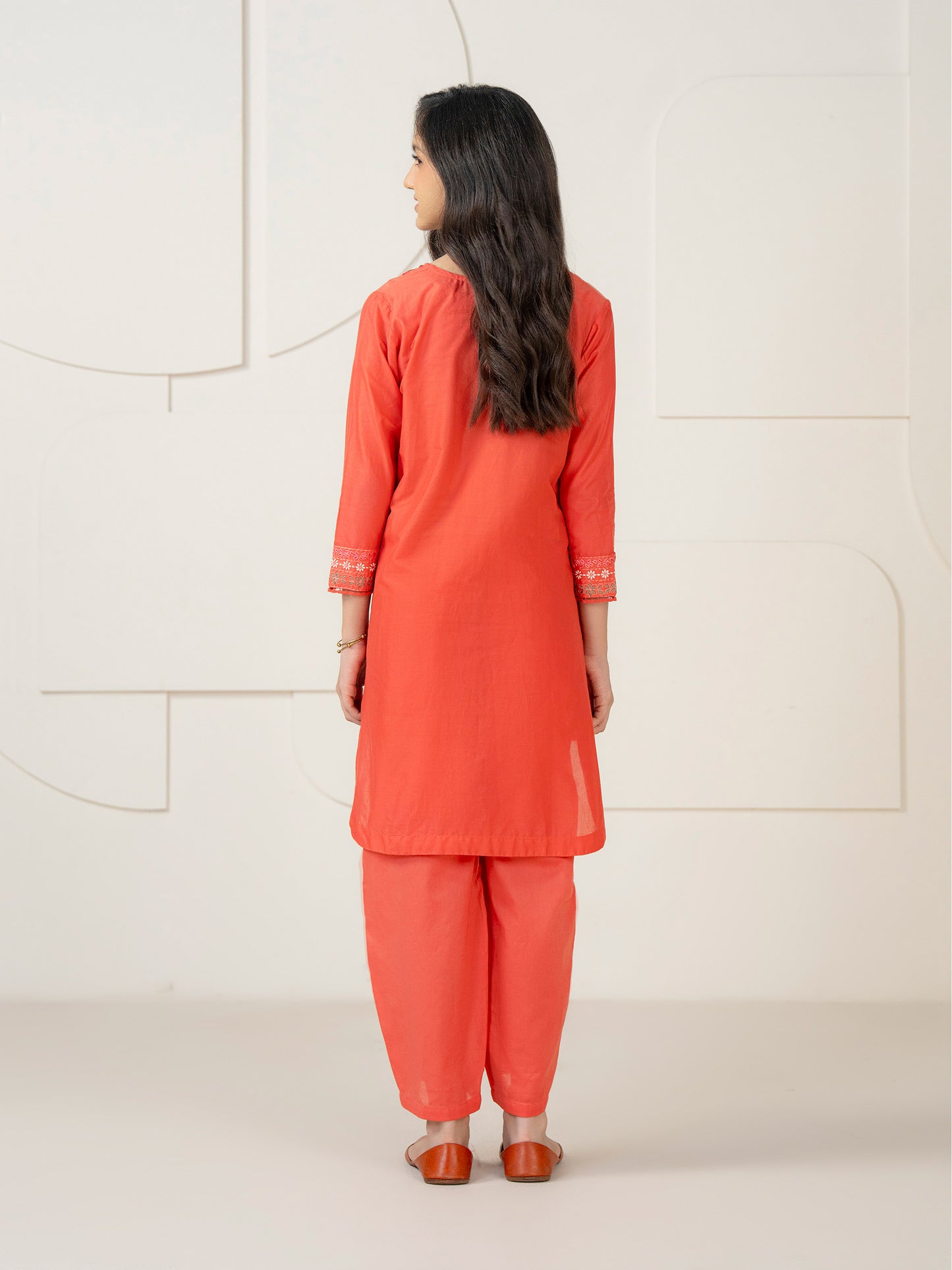 2 Piece Lawn Suit-Embroidered