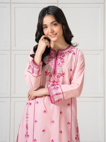 2 Piece Lawn Suit-Embroidered