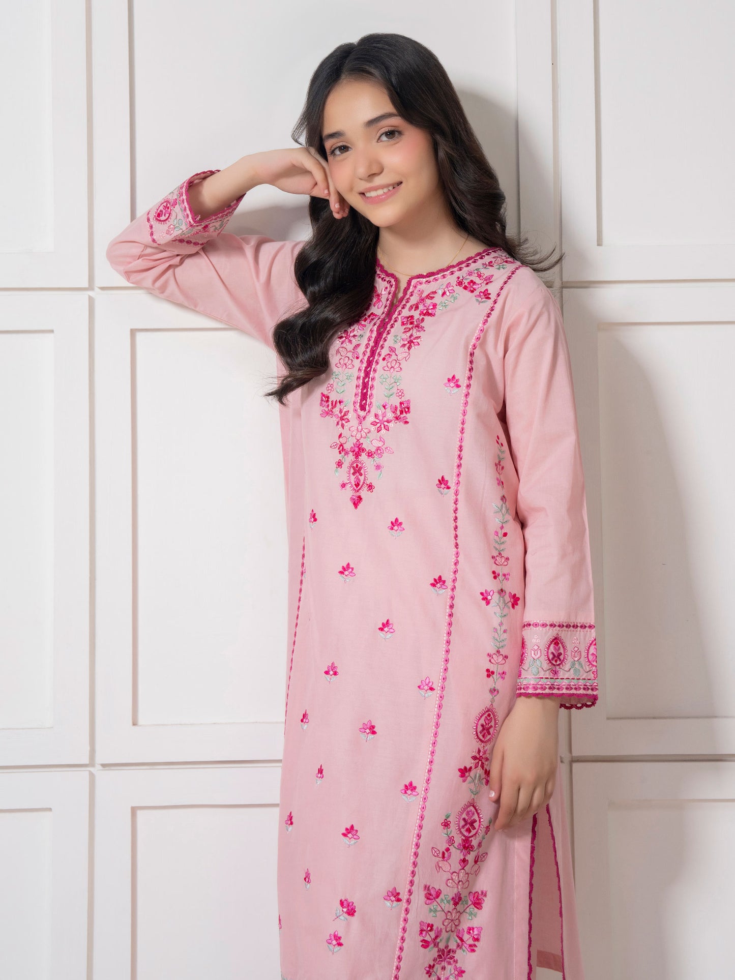 2 Piece Lawn Suit-Embroidered