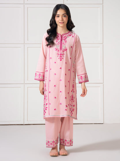 2 Piece Lawn Suit-Embroidered