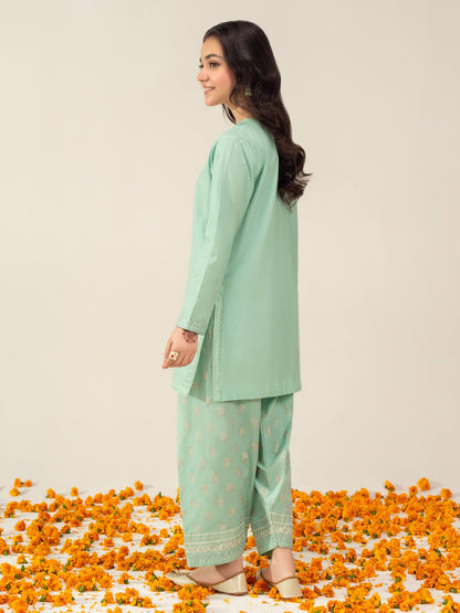 2 Piece Lawn Suit-Embellished