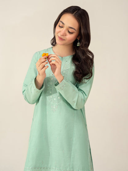 2 Piece Lawn Suit-Embellished