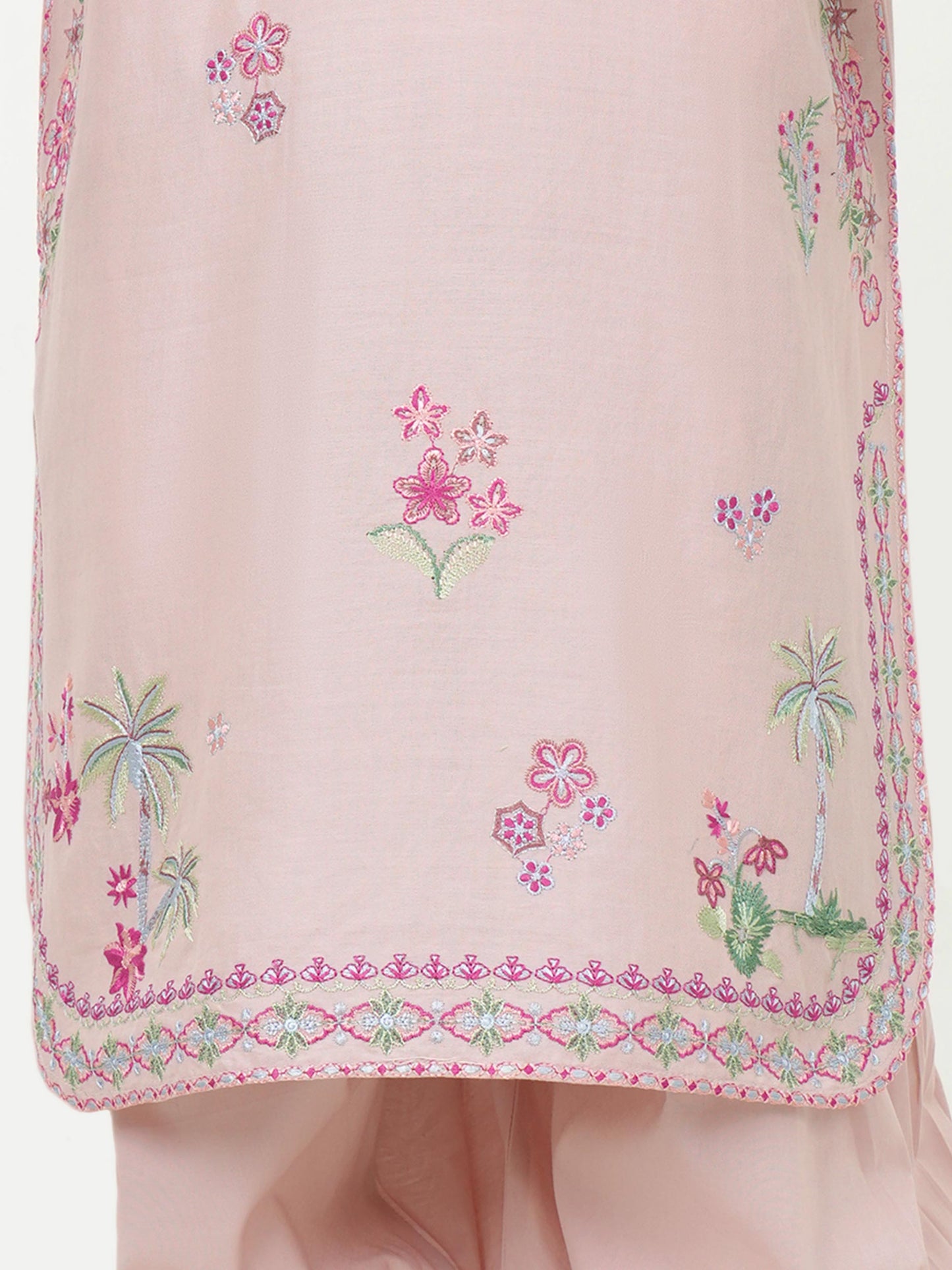 2 Piece Dobby Suit- Embroidered (Pret)