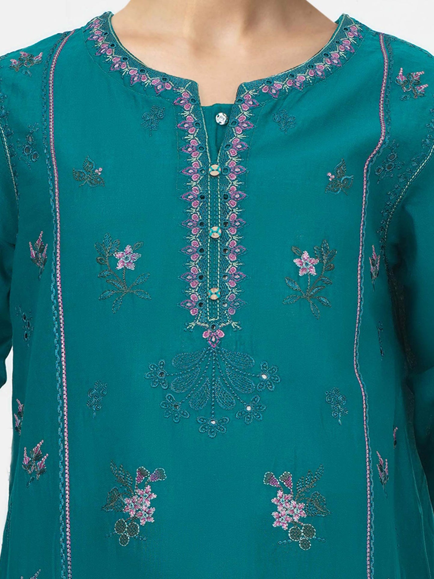 2 Piece Lawn Suit- Embroidered (Pret)