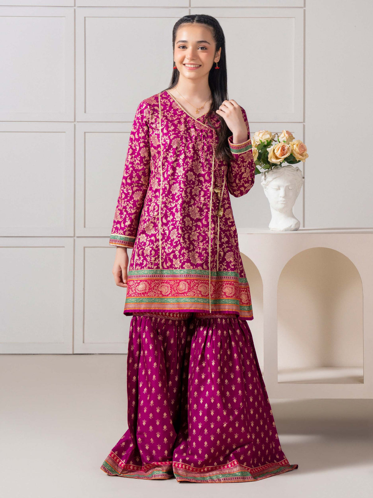 2 Piece Lawn Suit-Printed